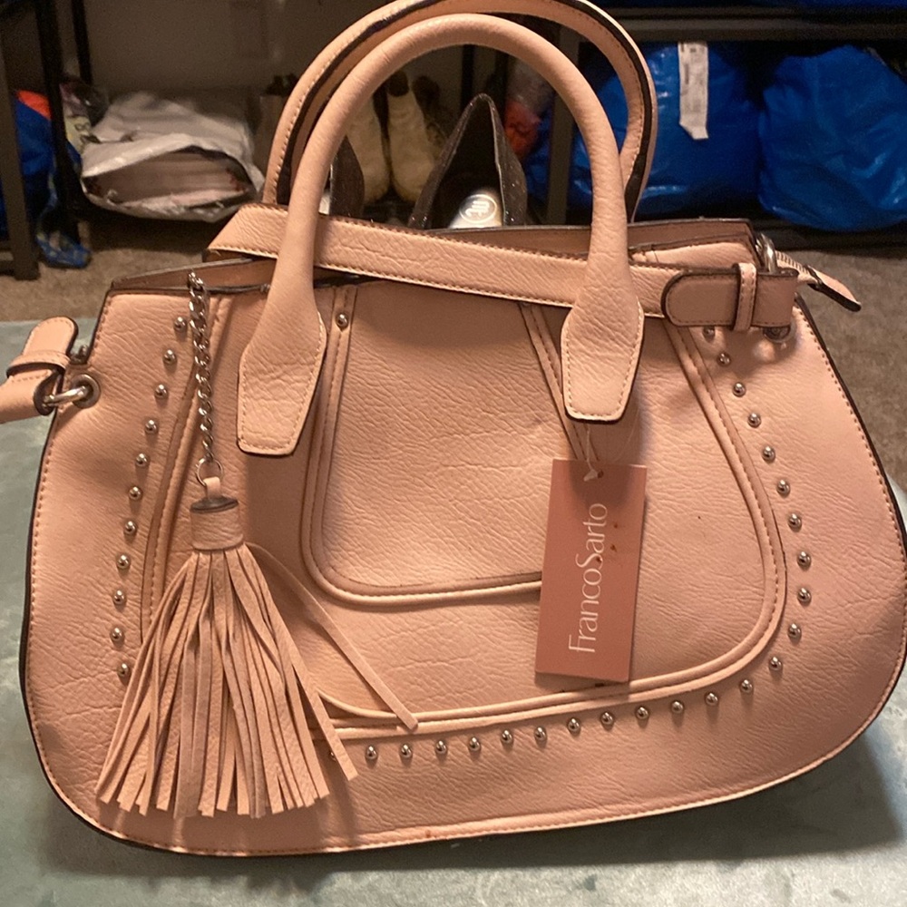 NWT Franco Sarto Webster Satchel blush pink purse - Picture 10 of 10